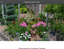 Tablet Screenshot of chapmansgardencenter.com